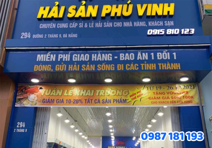 mẫu bảng hiệu hải sản đẹp khác mẫu số 3