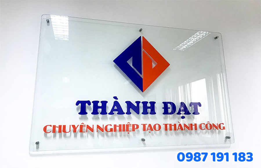 Mẫu bảng hiệu mica dán decal ĐẸP 2025 mẫu 2