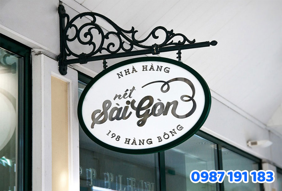 Mẫu bảng hiệu mica dán decal ĐẸP 2025 mẫu 5