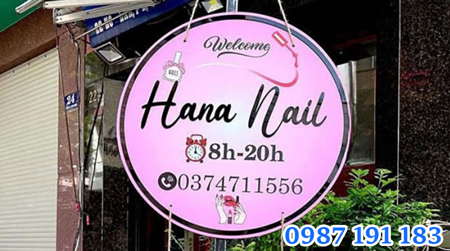 mẫu bảng hiệu nail số 1