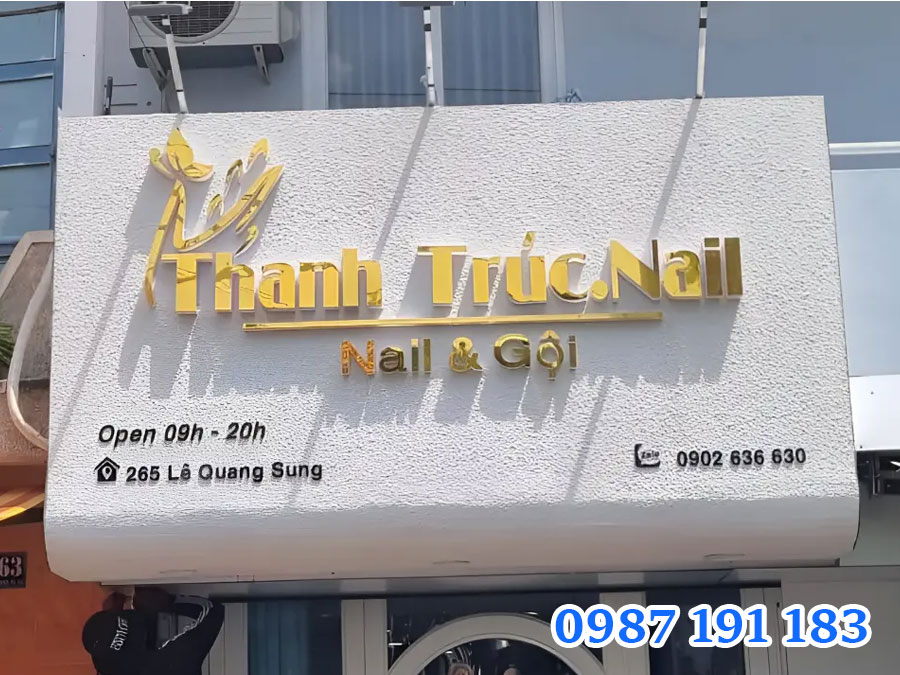 mẫu bảng hiệu nail số 13