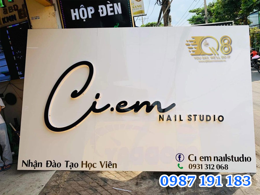 mẫu bảng hiệu nail số 14