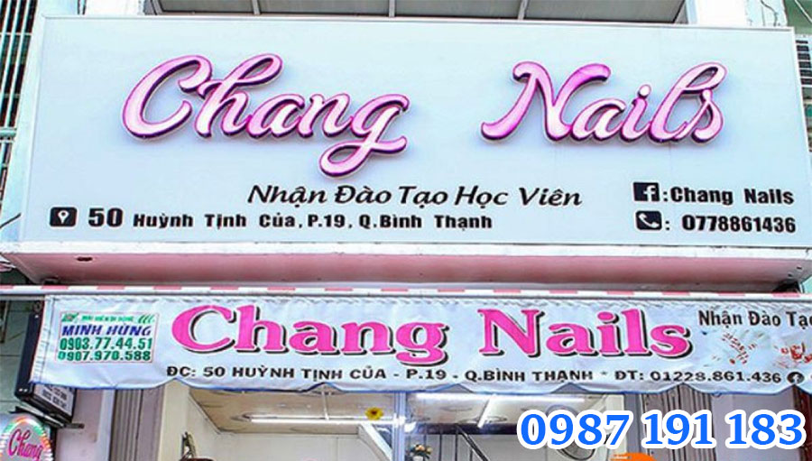 mẫu bảng hiệu nail số 3