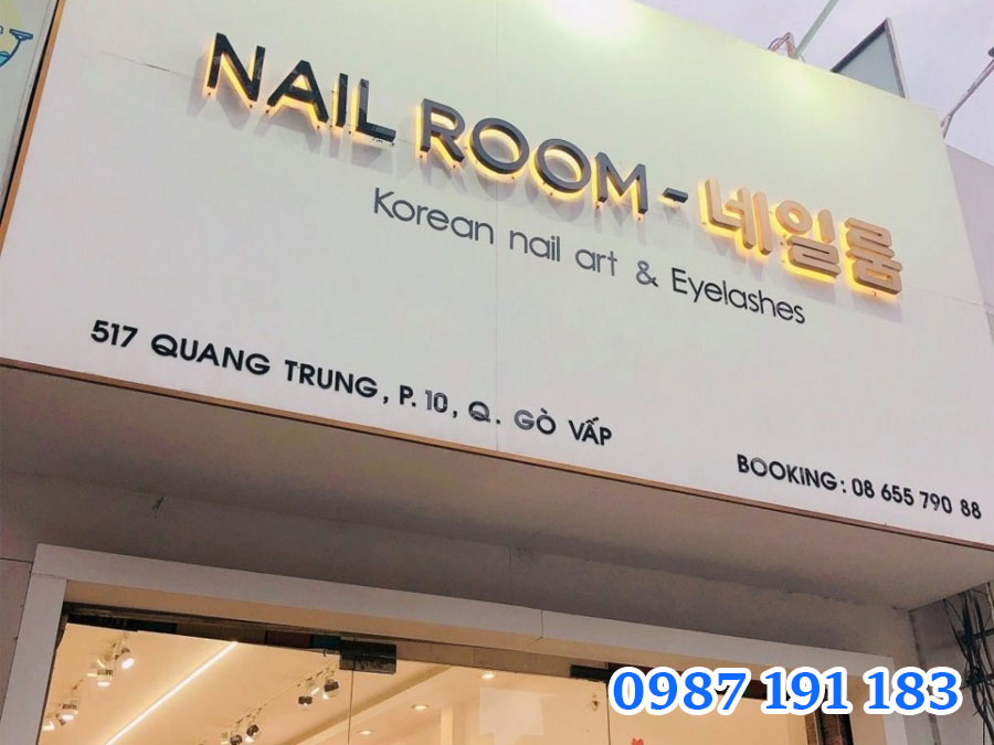 mẫu bảng hiệu nail số 6