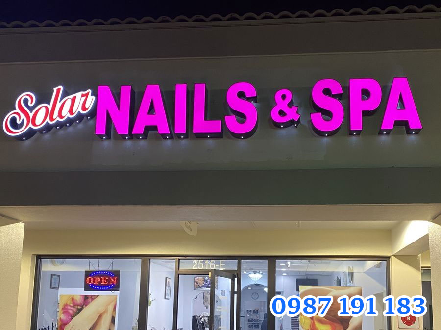 mẫu bảng hiệu nail số 7