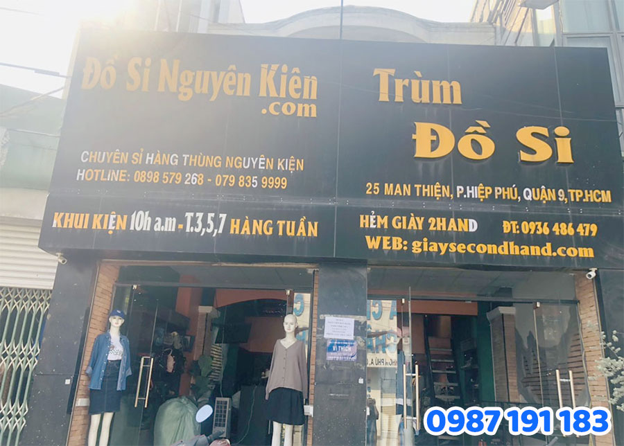 Mẫu bảng hiệu shop đồ cũ - đồ si mẫu số 1