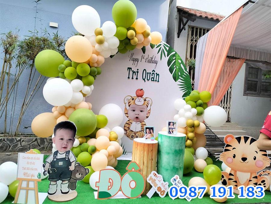 Mẫu 1 backdrop thôi nôi ĐẸP - Ý NGHĨA cho bé