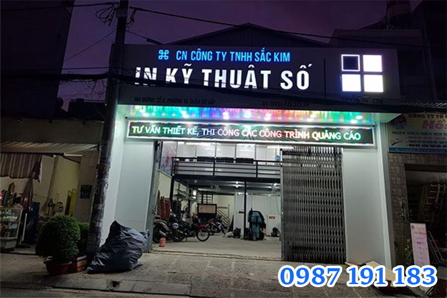 Sắc Kim - Địa chỉ uy tín thiết kế - thi công in backdrop thôi nôi