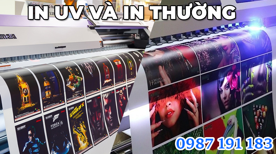 So sánh công nghệ In UV và In thường