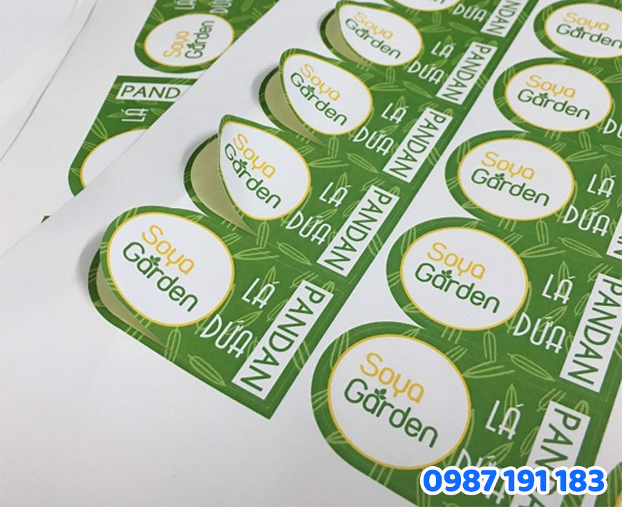 Dịch vụ in sticker chống nước tại Sắc Kim – TP.HCM