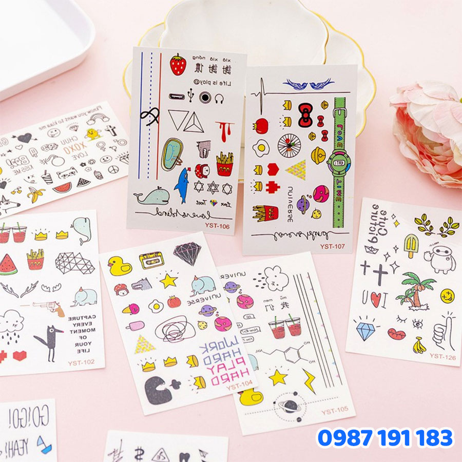 Sticker Tattoo có ưu điểm gì
