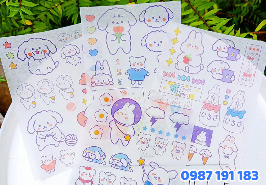 Sticker trong suốt là loại sticker gì