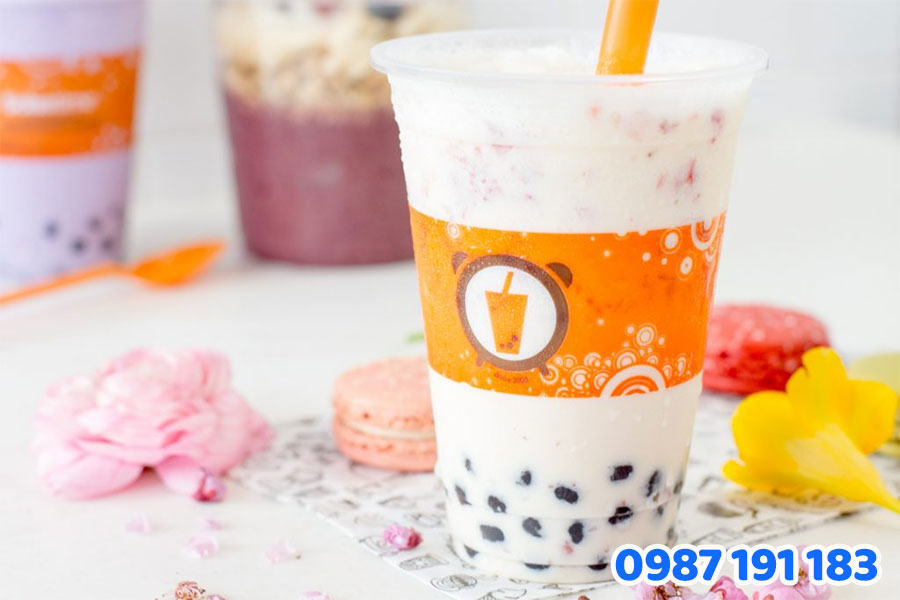 Quy trình đặt in tem nhãn trà sữa tại Sắc Kim