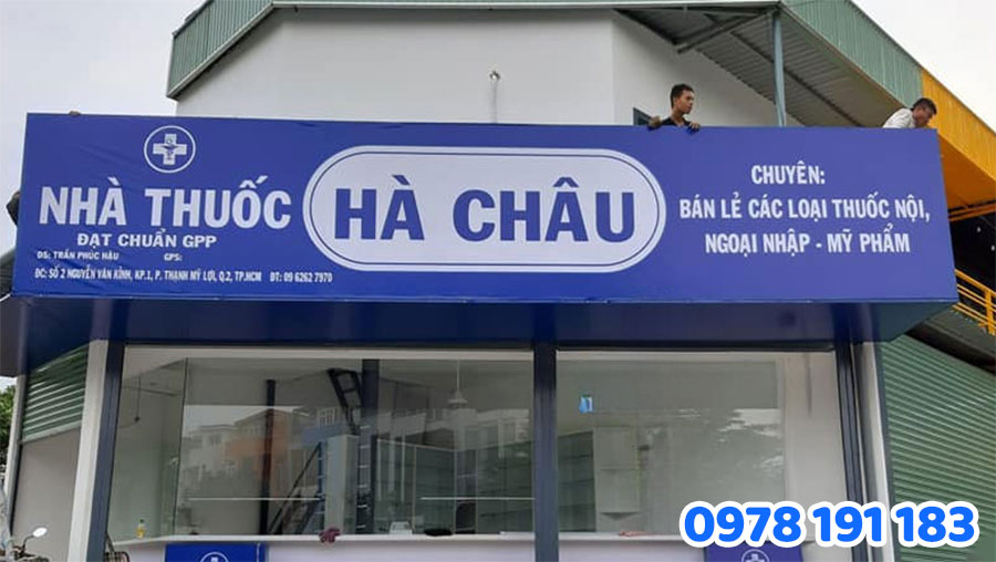 Tiêu chuẩn bảng hiệu nhà thuốc đạt chuẩn GPP là gì