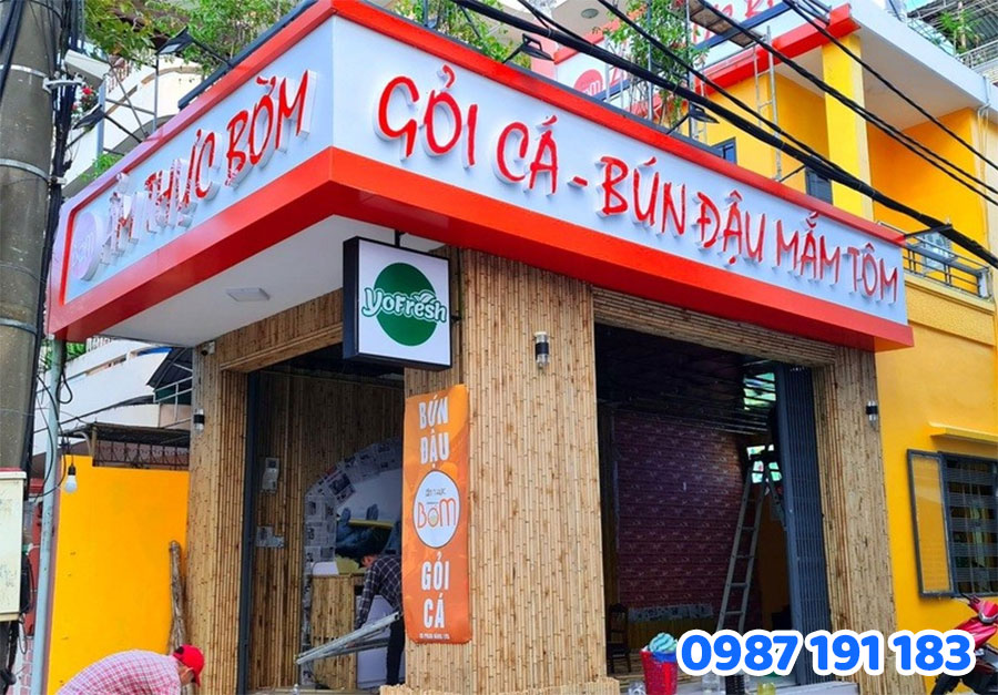 Bảng hiệu Alu mẫu 1