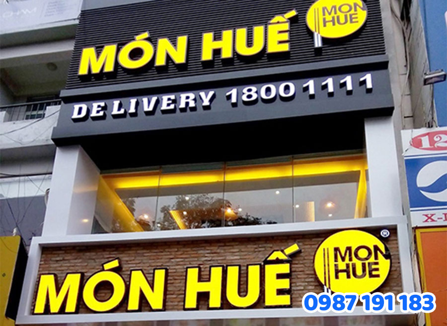 Bảng hiệu Alu mẫu 2