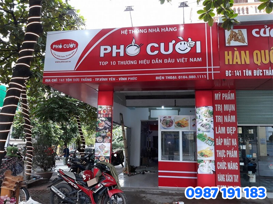 Bảng hiệu hiflex mẫu 2