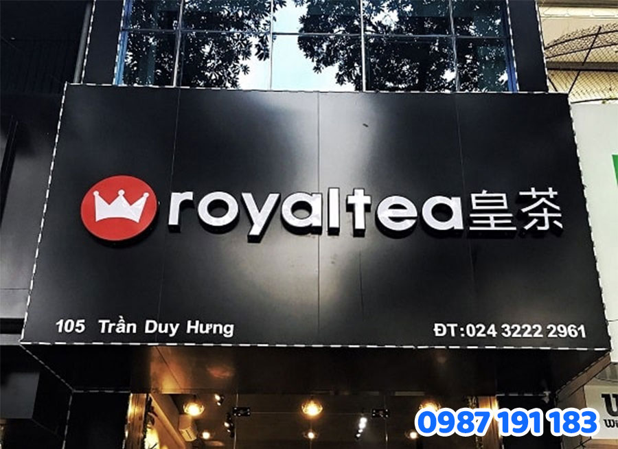 Mẫu bảng hiệu trà sữa số 4