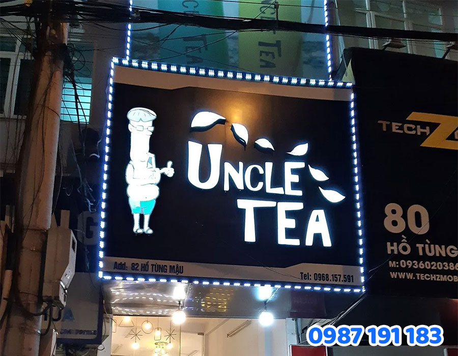 Mẫu bảng hiệu trà sữa số 8