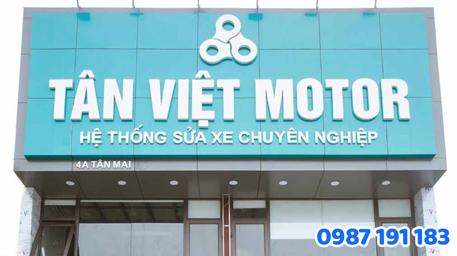 Bảng hiệu sửa xe máy cần được đầu tư