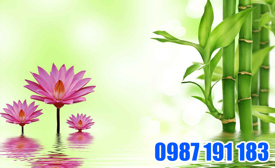 Mẫu tranh trúc báo bình an sẽ mang lại sự bình an khi treo trong nhà