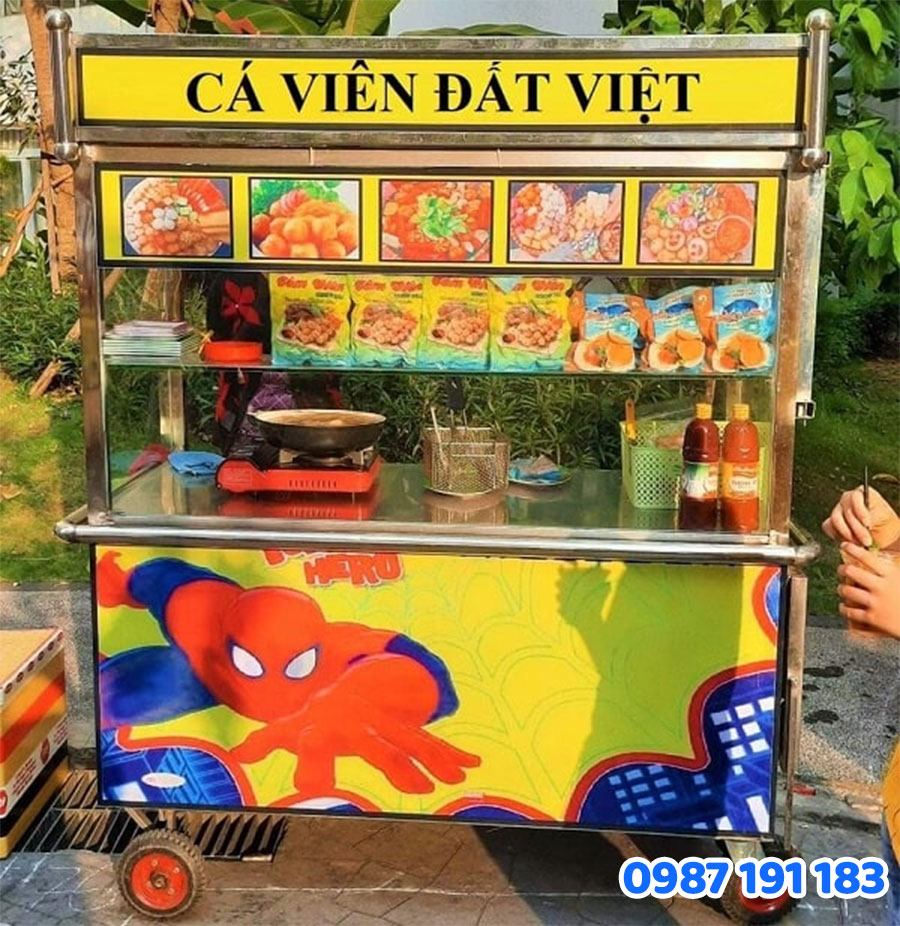 mẫu bảng hiệu cá viên chiên đẹp số 04