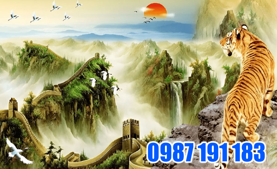 Hình vẽ của dòng tranh Mãnh Hổ