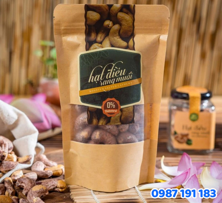 mẫu tem nhãn hạt điều tại sắc kim số 3