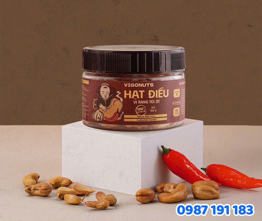 mẫu tem nhãn hạt điều tại sắc kim số 4