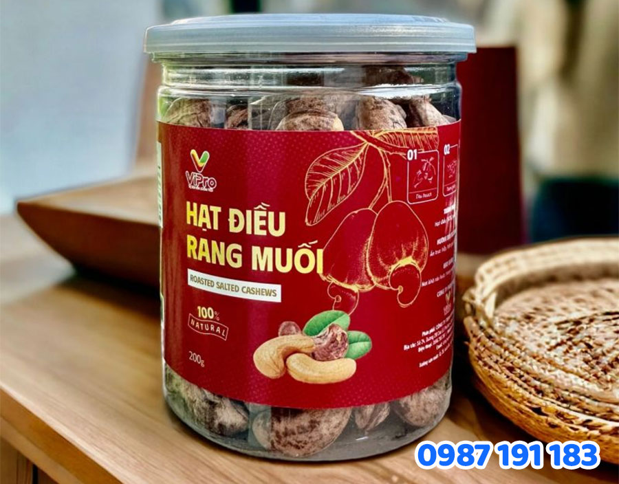 mẫu tem nhãn hạt điều tại sắc kim số 6
