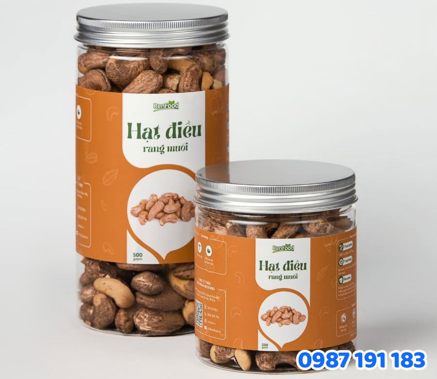 mẫu tem nhãn hạt điều tại sắc kim số 10