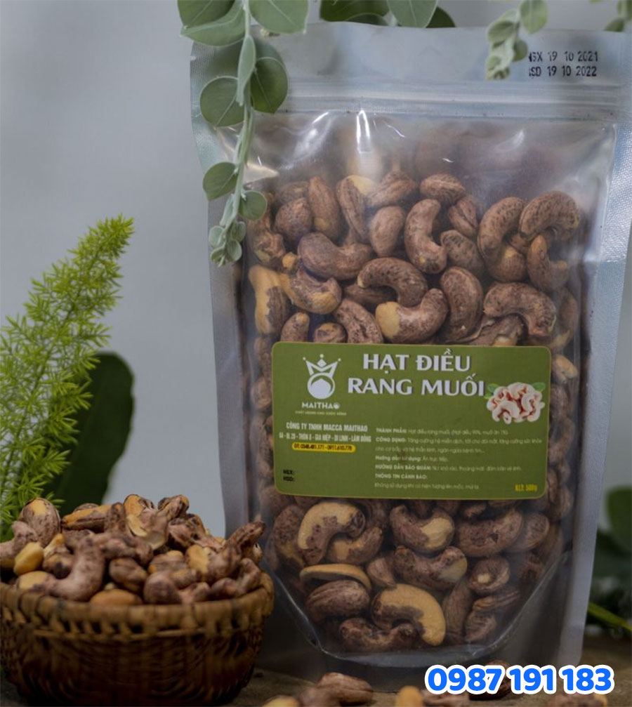 tem nhãn hạt điều mẫu 3