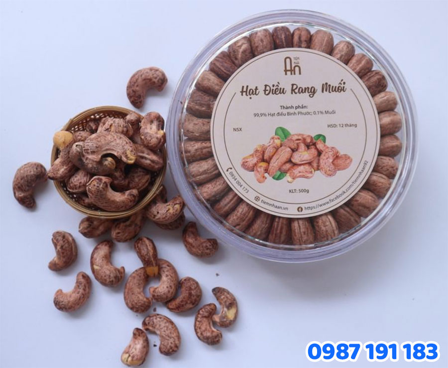 tem nhãn hạt điều mẫu 4
