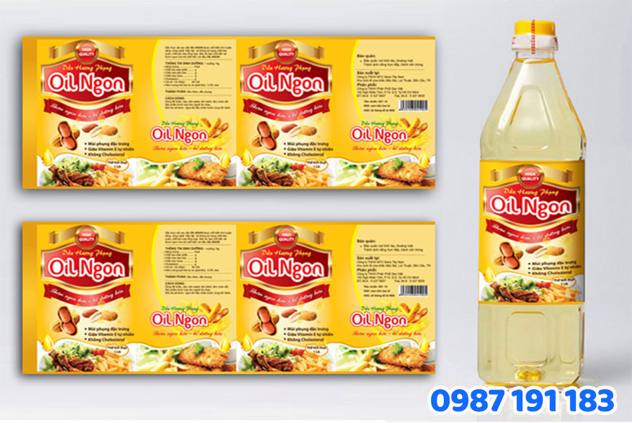 Mẫu tem nhãn thực phẩm số 8