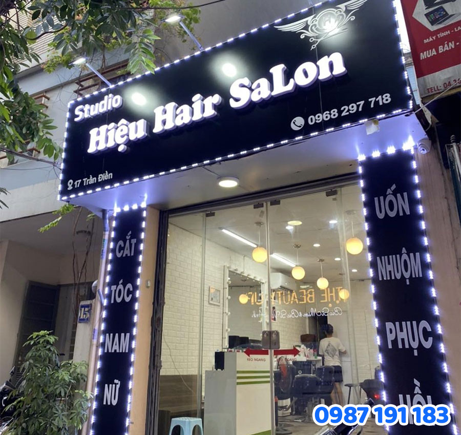 Biển Alu chữ nổi mica mẫu số 1