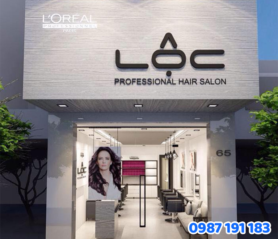 Phong cách riêng cho tiệm tóc nhờ bảng hiệu đẹp