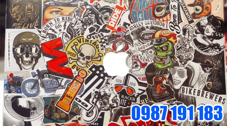 Mẫu sticker dán trang trí 01