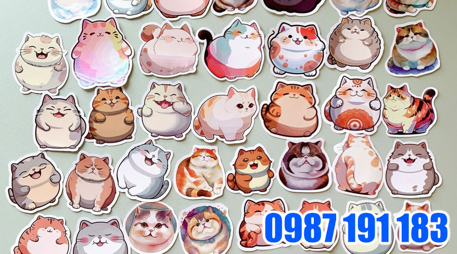 Mẫu sticker dán trang trí 02