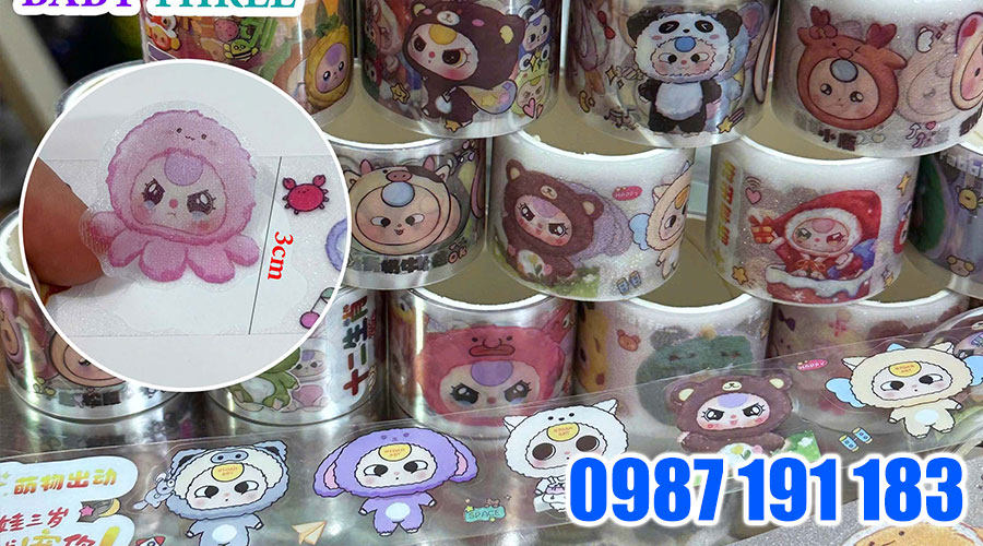 Mẫu sticker dán trang trí 04
