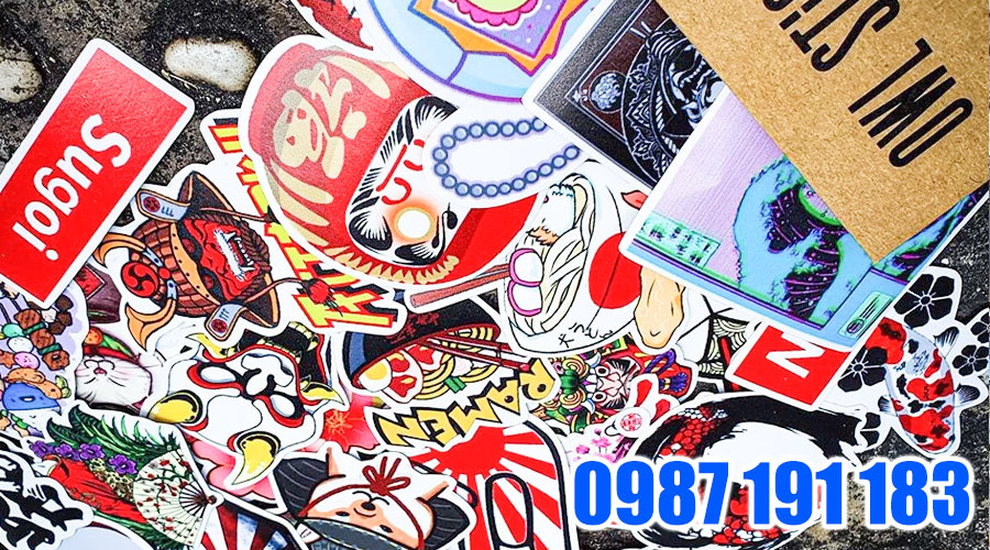 Mẫu sticker dán trang trí 05