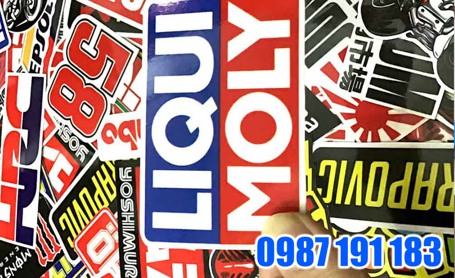 In sticker dán xe theo yêu cầu giá rẻ, bền màu lâu dài