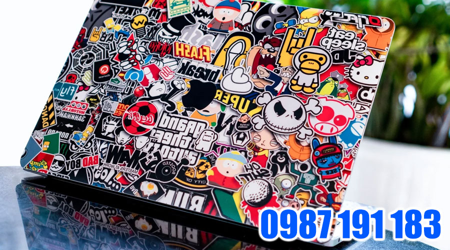 Sticker hiện nay được sử dụng nhiều vào nhu cầu quảng cáo, trang trí