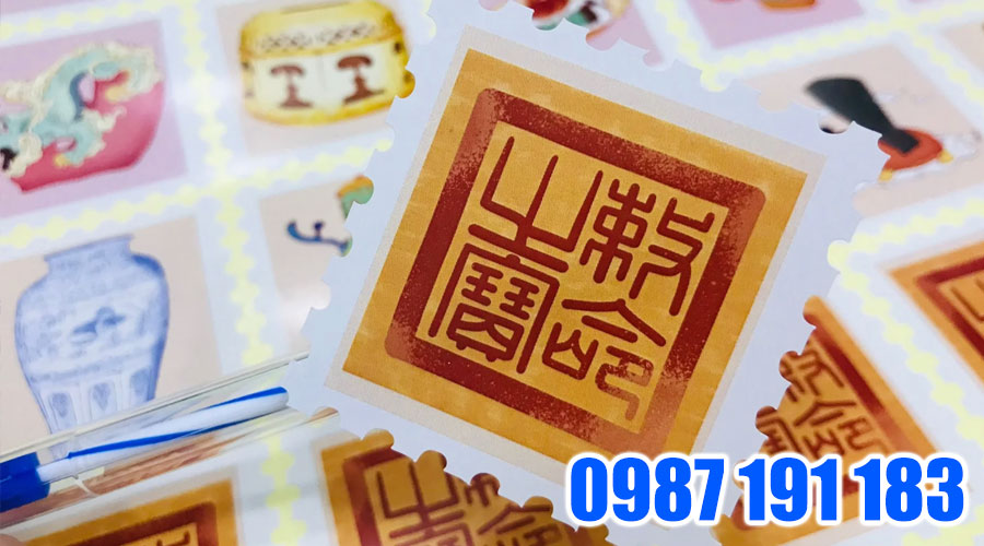 Tem được sản xuất trên giấy AL thường