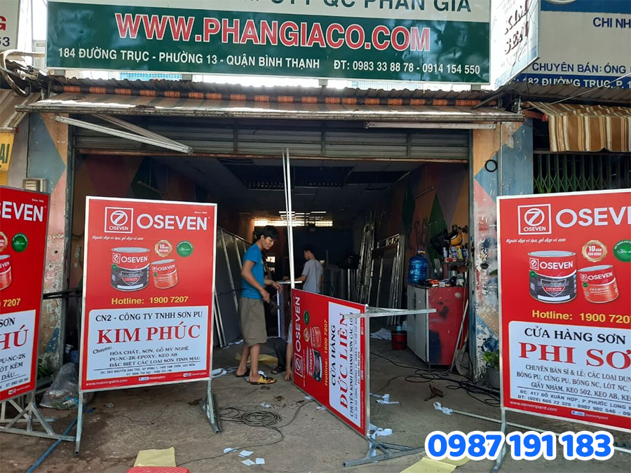 bảng chân đứng tại Sắc Kim mẫu 06