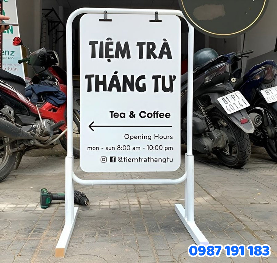 bảng chân đứng tại Sắc Kim mẫu 07