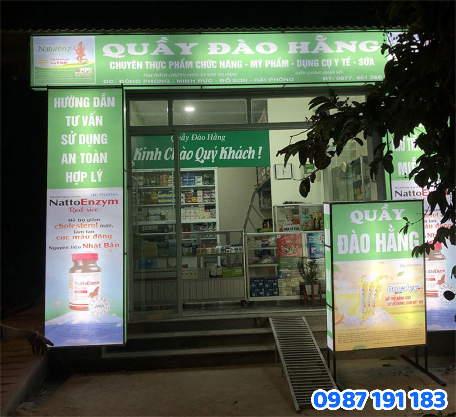 Bảng hiệu chân đứng – giải pháp quảng cáo linh hoạt và hiệu quả