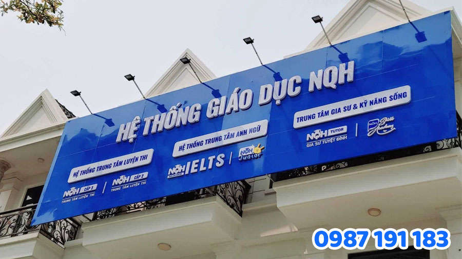 Vì sao bảng hiệu dạy học quan trọng? Nguyên tắc thiết kế bảng hiệu “chuẩn” 2025