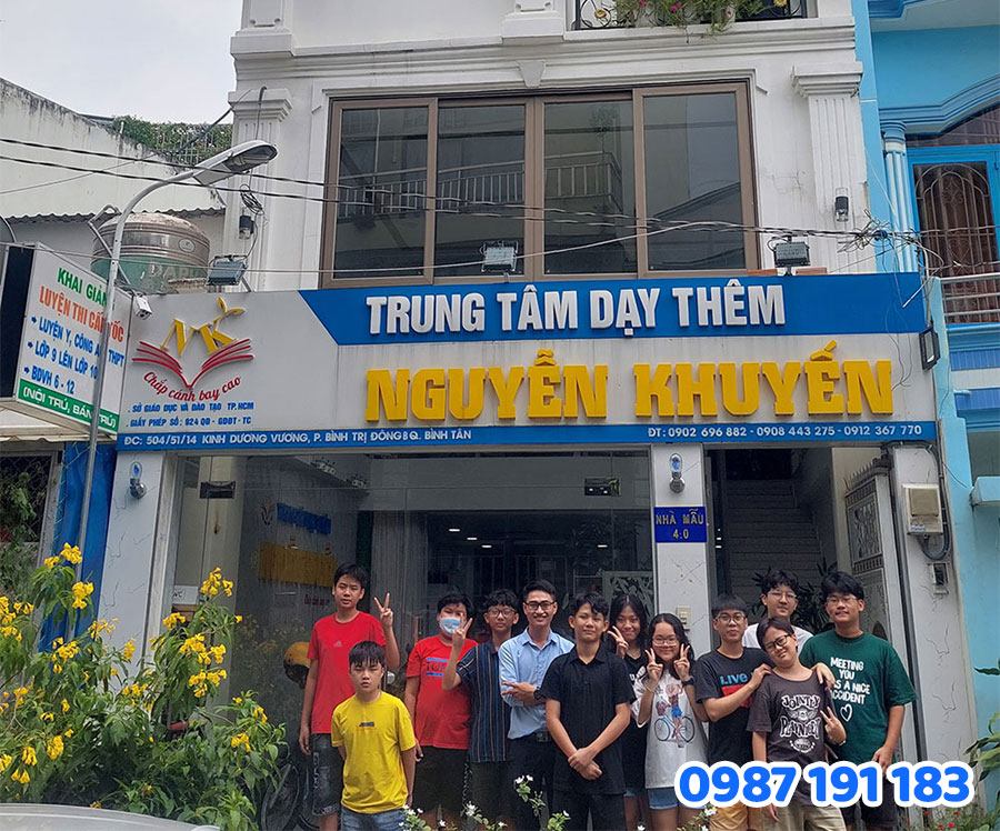 mẫu bảng hiệu dạy học số 03