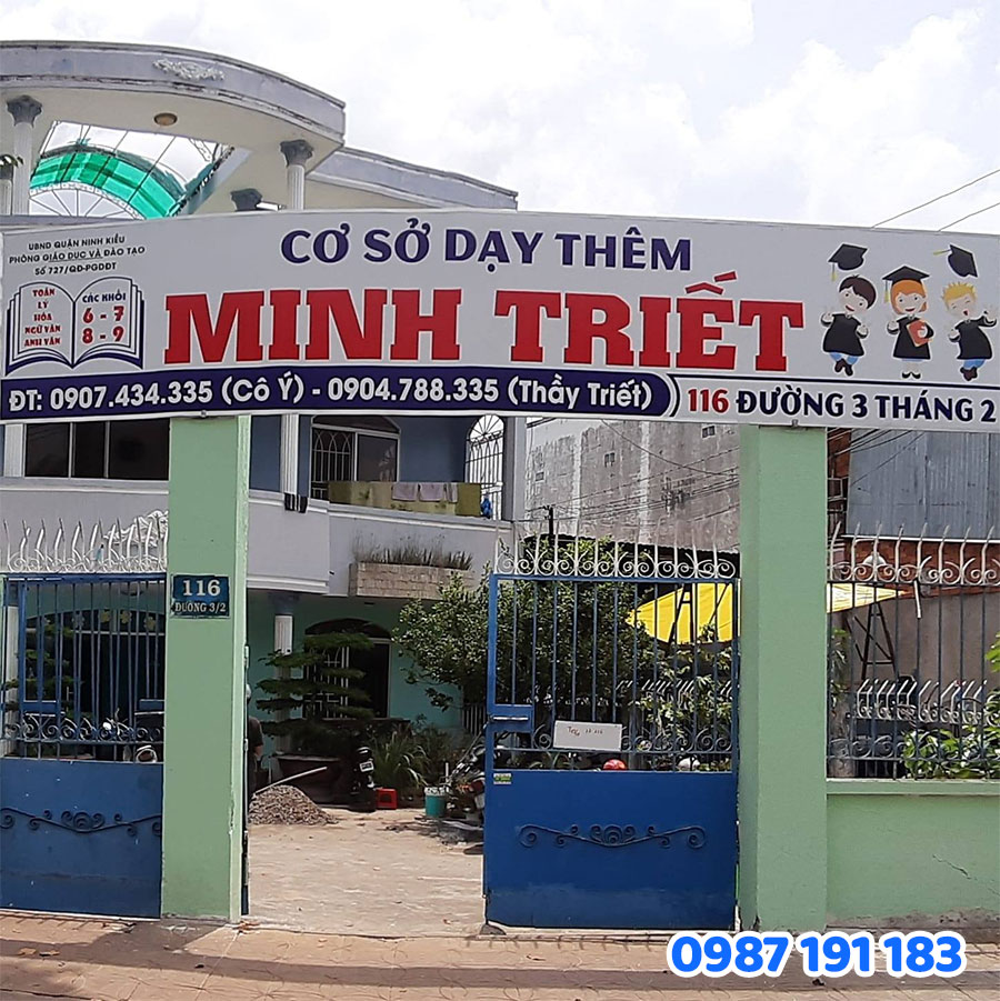 mẫu bảng hiệu dạy học số 07
