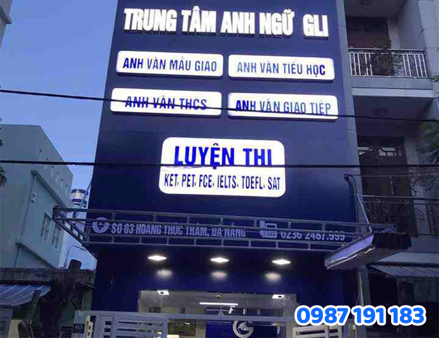 Bảng hiệu đèn hộp sáng